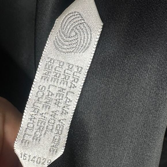 MAX MARA 100% Wool Long Overcoat Coat Black Made In Italy Sz US 8 $3,650 - Picture 7 of 7